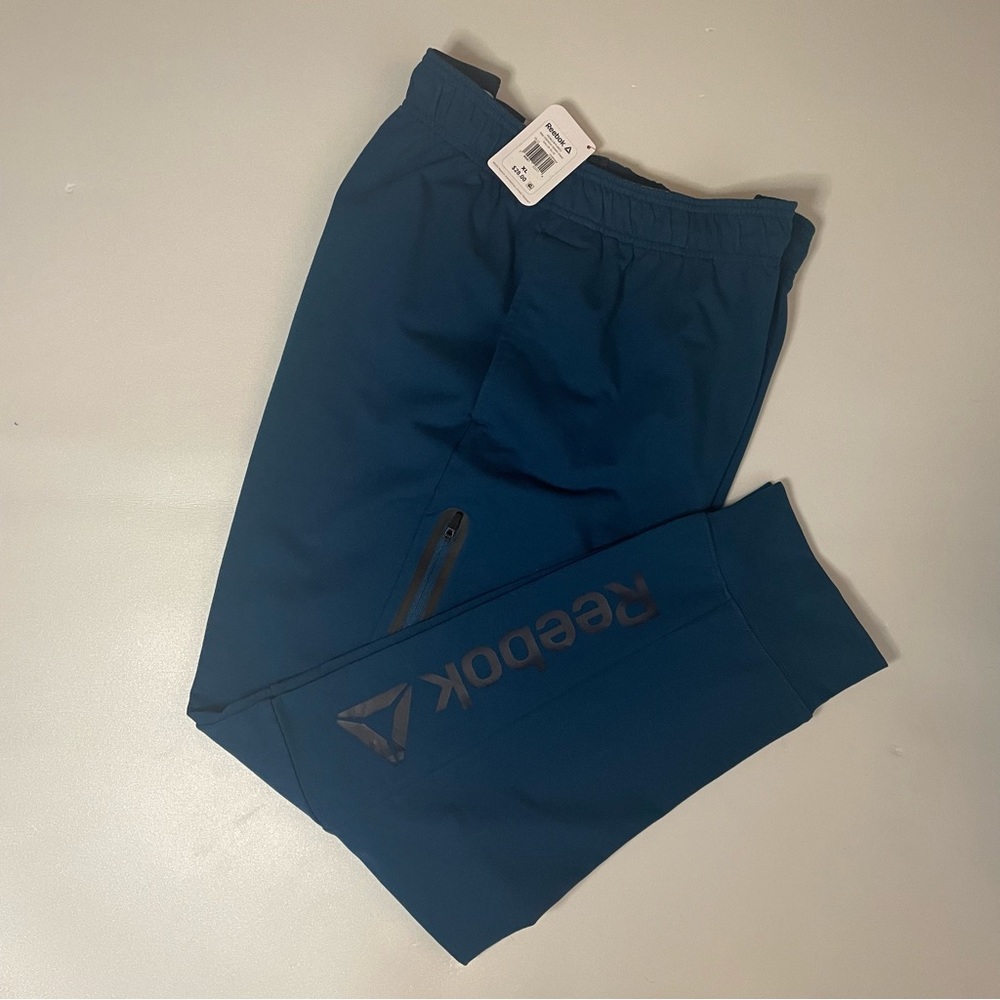 Sweatpants - Reebok Pace Runner Terry Pants XL Sailor Blue
